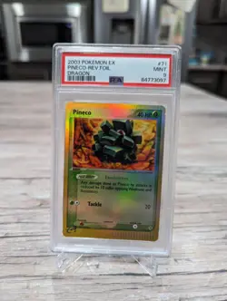 PSA 9 MINT Pineco 71/97 REVERSE HOLO Ex Dragon Pokemon Card 000 - Image 1