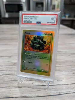 PSA 9 MINT Pineco 71/97 REVERSE HOLO Ex Dragon Pokemon Card 000 - Image 2