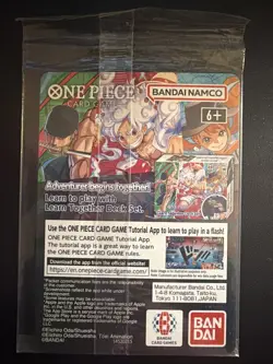 One Piece Monkey D. Luffy US Voyage College Basketball Promo Card (Sealed - New) - Image 2
