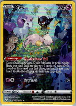 Mew GG10/GG70 Crown Zenith: Galarian Gallery - Pokemon Card - NM - Image 1