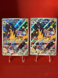Pokemon TCG Iono's Kilowattrel Card Journey Together IR 163/159 LOT OF 2 - Image 1