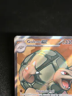 Pokemon TCG Golem EX 189/165 Scarlet Violet 151 Holo Rare Full Art Card - Image 3