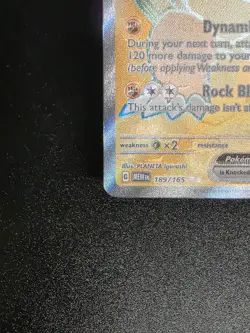 Pokemon TCG Golem EX 189/165 Scarlet Violet 151 Holo Rare Full Art Card - Image 5