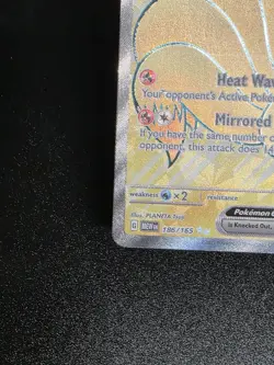 Pokemon Ninetales EX TCG Full Art Scarlet Violet Card 186/165 - Image 5