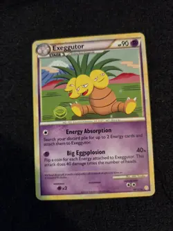 Pokemon TCG Exeggutor Heartgold Soulsilver 18/123 Regular Rare - Image 1