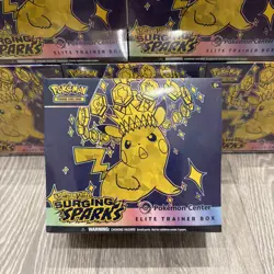 Pokemon TCG Surging Sparks Pokemon Center - Elite Trainer Box ETB Sealed New - Image 1