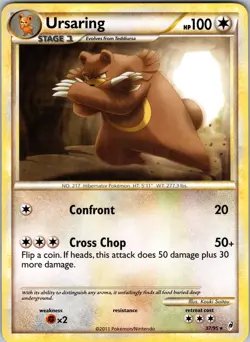 Ursaring 37/95 Call of Legends Normal Pokemon TCG NM - Image 1