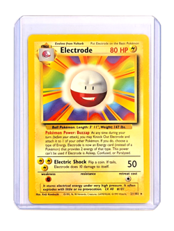 Electrode 21/102 Rare Non-Holo LP Pokemon TCG WOTC Base Set Unlimited English - Image 3