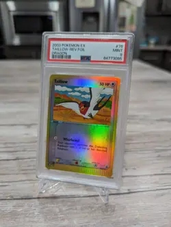 2003 Pokemon EX Dragon Taillow Reverse Foil 76/97 PSA 9 Mint - Image 2