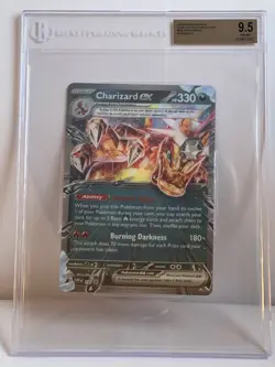 BGS 9.5💫 Pokemon | Charizard ex SVP 196 | Oversized | Special Collection Box - Image 3
