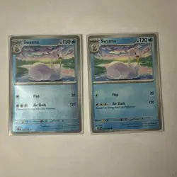Pokemon Swanna (Master Ball Pattern) 026/086 White Flare Reverse Holo 🔥 - Image 1