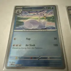 Pokemon Swanna (Master Ball Pattern) 026/086 White Flare Reverse Holo 🔥 - Image 2