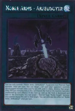Noble Arms - Arfeudutyr - NKRT-EN020 - Platinum Rare - Limited Edition - Yugioh - Image 1