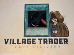 Yu-Gi-Oh TCG Black Whirlwind TU01-EN005 Super Rare LP - Image 1