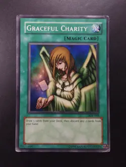 YUGIOH 2002 | GRACEFUL CHARITY | SDP-040 | NORTH AMERICAN PRINT | VG (MP) - Image 1