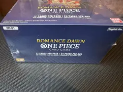 One Piece OP-01 Romance Dawn Booster Box BLUE BOTTOM English - Read Description - Image 5