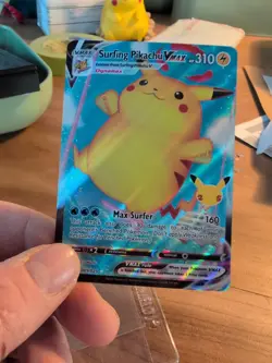 Surfing Pikachu VMax 009/025 Full Art From Celebrations Set. Near Mint-Mint Card - Image 5