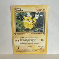 The Pokemon Company Pikachu Jungle 60/64 1st Edition Regular Common Pokemon Card - Image 1