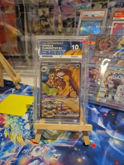 Pokemon TCG Destined Rivals Arvens Mabostiff EX Card 235/182 SIR ACE 10 GEM MINT - Image 1
