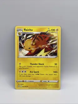 Raichu - 053/196 - Lost Origin - Rare - Pokemon TCG Card Regular - Image 1