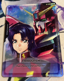 Gundam Card Game Resource Athrun Zala Promo RP-008 English Bandai Card Fest NM - Image 1