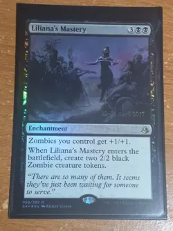Liliana's Mastery - Amonkhet Prerelease Cards (PRE) Foil - Image 1