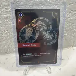Riftbound TCG League Of Legends Origins Epic Seal of Rage 040/298 NM Card - Image 1