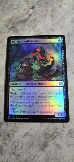 Bilious Skulldweller Phyrexia: All Will Be One Foil Creature Uncommon MTG NM - Image 1