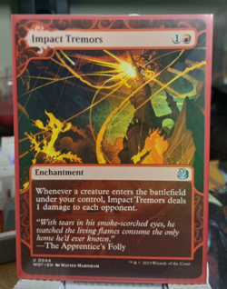 Impact Tremors - Wilds of Eldraine: Enchanting Tales WOT - NM - Image 1