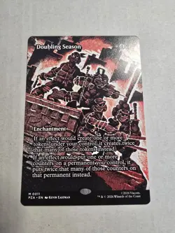 Doubling Season (Borderless) - 11 - PZA - NM - MTG Magic the Gathering - Image 1