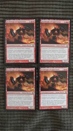 Magic: the Gathering / MtG Archetype of Aggression x4 Born of the Gods - Image 1