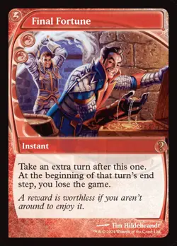 1x NM FUTURE SIGHT FRAME Final Fortune MTG Mystery Booster 2 SV - Image 1
