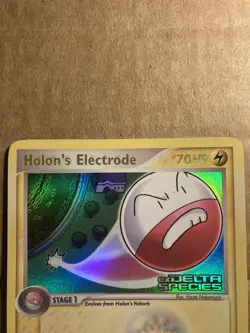 Holon’s Electrode Pokemon Card Delta Species 21/113 Holo MP - Image 3