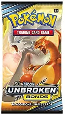 Pokemon Sun Moon Unbroken Bonds Booster Pack - Charizard (FACTORY SEALED) - Image 1