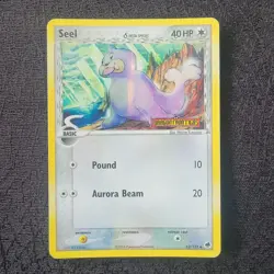Pokemon Seel (Delta Species) 62/101 Reverse Holo LP Stamped EX Dragon Frontiers - Image 1