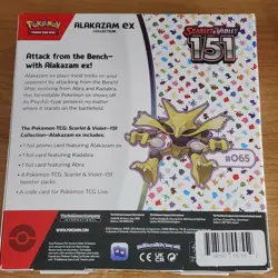 Pokemon TCG: Scarlet & Violet-151 Alakazam ex Collection Booster Box - Image 5