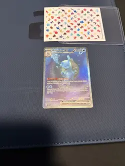 Pokemon Blastoise ex Special Illustration Rare Holo 200/165 Scarlet & Violet 15… - Image 1