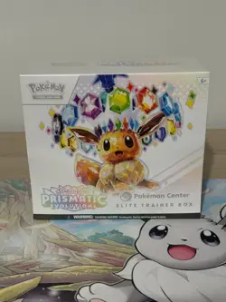 Prismatic Evolutions Pokemon Center Elite Trainer Box - Sealed - Image 1