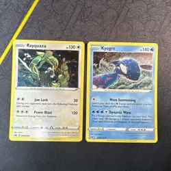 Rayquaza SWSH029 Holo Sword & Shield Black Star Promo Kyogre Holo Pokemon - Image 1