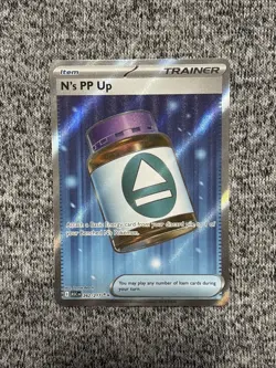 N's PP Up Full Art Ultra Rare 262/217 Pokemon Ascended Heroes English NM - Image 1