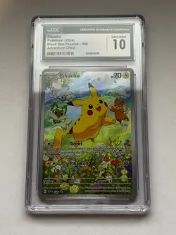 Pokemon TCG Pikachu 088 (2024) Black Star Promos Adventure Chest CGC 10 - Image 1