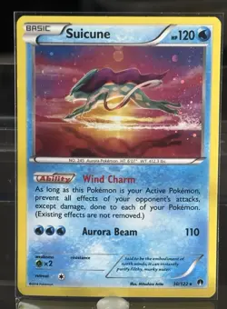 Pokemon TCG Suicune Breakpoint 30/122 Promo Cosmos Holo Rare - Image 1