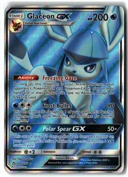 Glaceon GX ⭐ 141/156 Holo Rare Ultra Ultra Prism 2018 Pokemon NM - Image 1