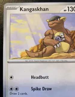 Kangaskhan 165/197 Uncommon Scarlet & Violet: Obsidian Flames Pokemon TCG - Image 2