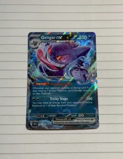 2024 Pokemon Scarlet Violet Temporal Forces Gengar Ex RR Double Rare #104/162 - Image 1