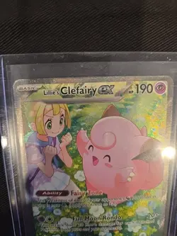 Lillie's Clefairy ex - 184/159 - Pokemon Journey Together Illustration Rare NM - Image 5