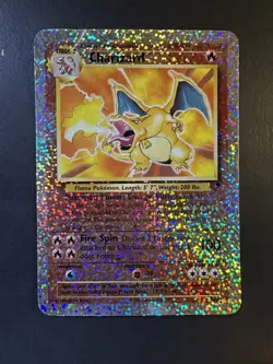 2002 Pokemon Legendary Collection Reverse Holo Charizard JUMBO TOPPER CHECKLIST - Image 1