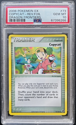 Pokemon Copycat EX Dragon Frontiers Reverse Holo Stamped PSA 10 GEM MINT POP 9! - Image 1