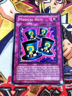 Magical Hats psv-033 Unltd Ed (MP/HP) Super Rare Yu-Gi-Oh! - Image 1
