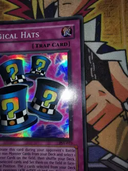 Magical Hats psv-033 Unltd Ed (MP/HP) Super Rare Yu-Gi-Oh! - Image 4